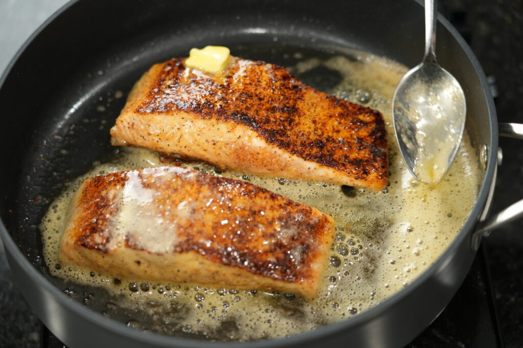 MMSP Salmon in skillet