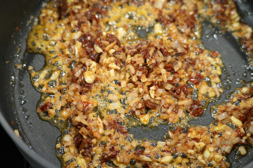 MMSP Veggies cooked down in skille