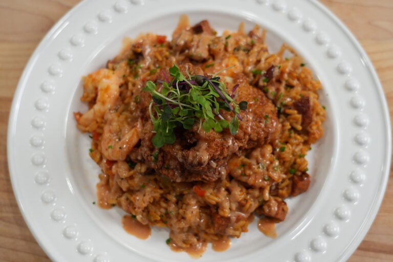 10-Minute Prep for a Showstopping Fried Lobster Tail Jambalaya - jWFC Jamblya With Fried Chicken 14 Scaled