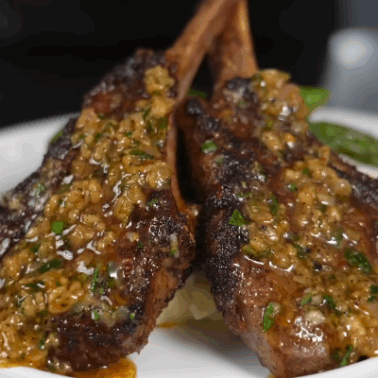 Lemon Garlic Butter Lamb Chops Recipe