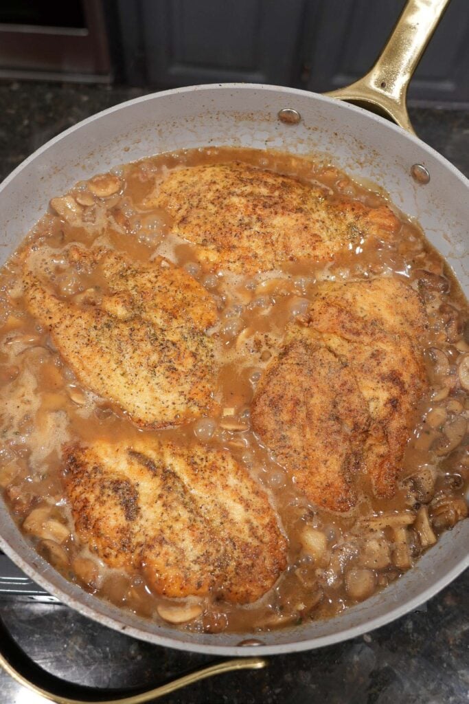 Chicken Marsala with Crispy Pancetta and Mushrooms - chicken Marsala9 Scaled