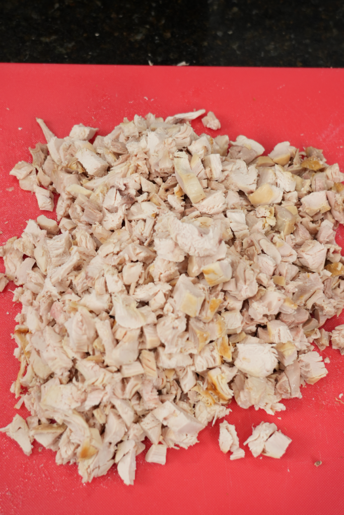 Curry Chicken Salad Recipe featured on mrmakeithappen.com