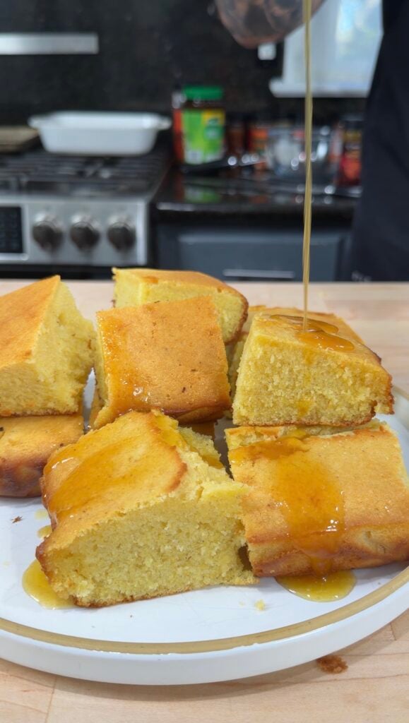 Sweet Honey Butter Cornbread recipe by Mr. Make It Happen